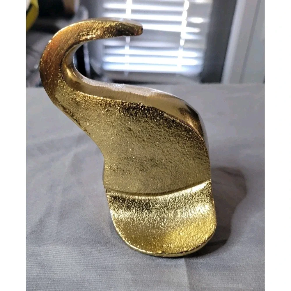 Metal Gold‎ tone Elephant head Wall Hook Minimalist home décor